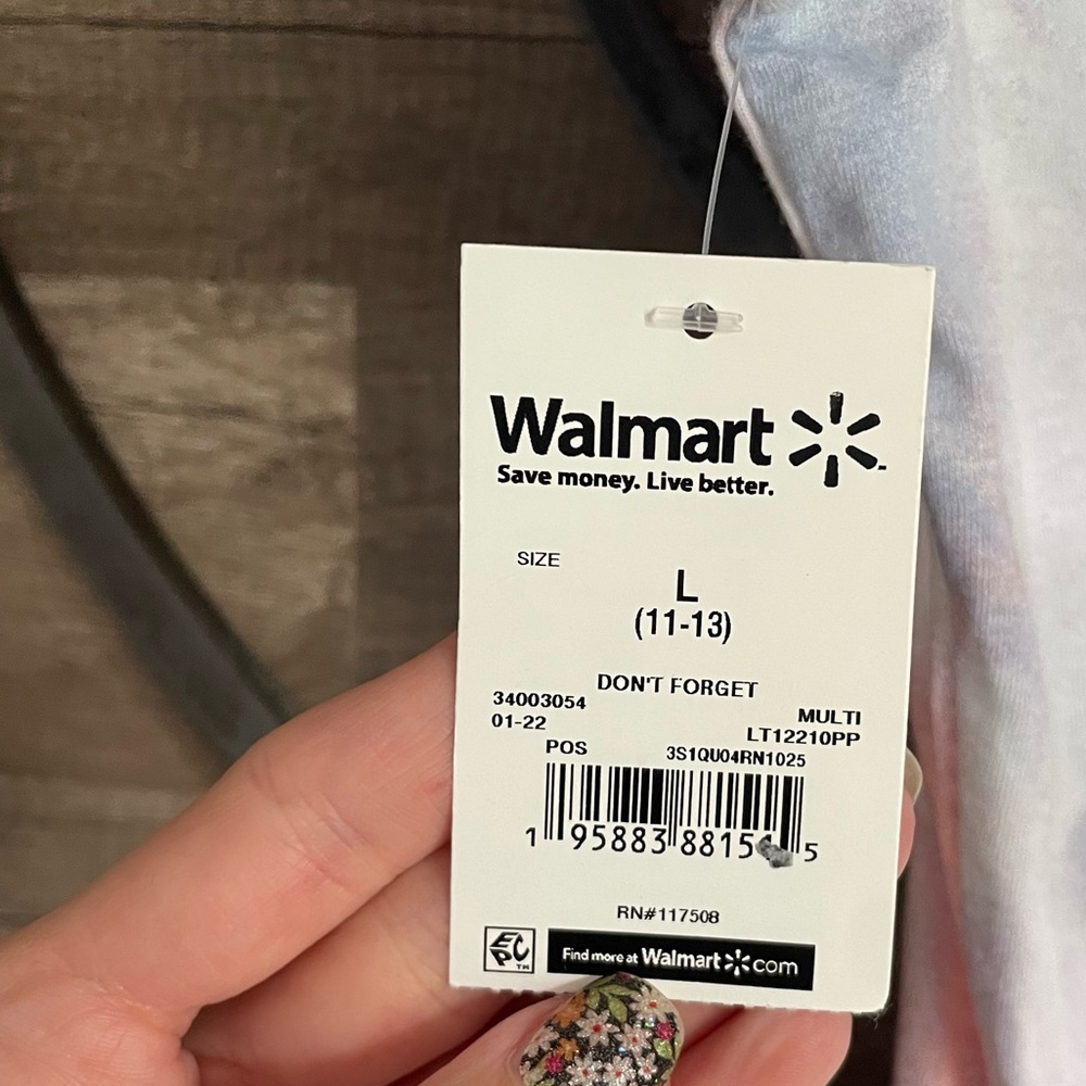 NWT Don’t Forget to be Awesome Tie Dye Shirt Large - Picture 2 of 3